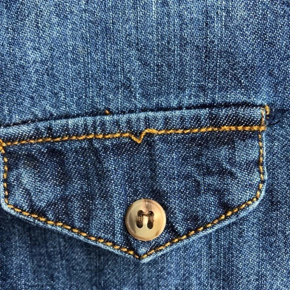 Mayoral dress long sleeve denim with floral corduroy skirt size 9 months - Picture 11 of 12